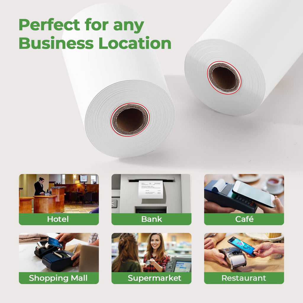 MUNBYN 2 1/4 x 50ft Thermal Paper (10 Rolls)